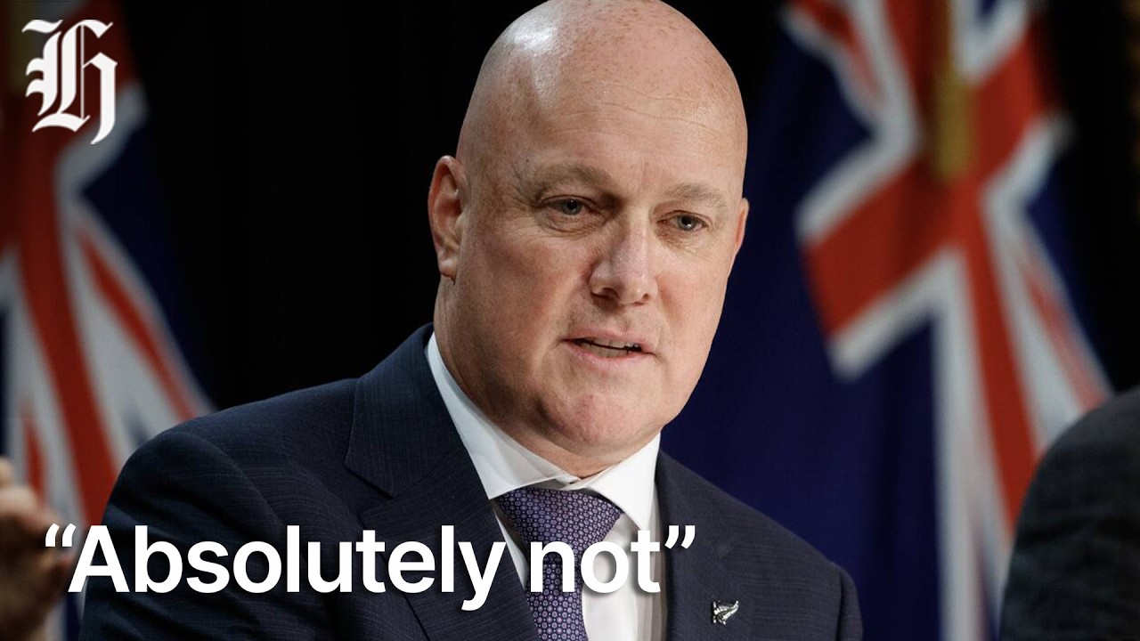 'Absolutely not': Christopher Luxon defends his position as Prime Minister