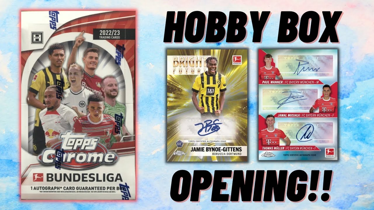  2022-23 Topps Chrome Bundesliga Soccer Hobby Box