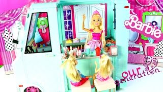 Our Generation Sweet Stop Ice Cream Truck Barbie sells Ice Cream at The Park|B2cutecupcakes