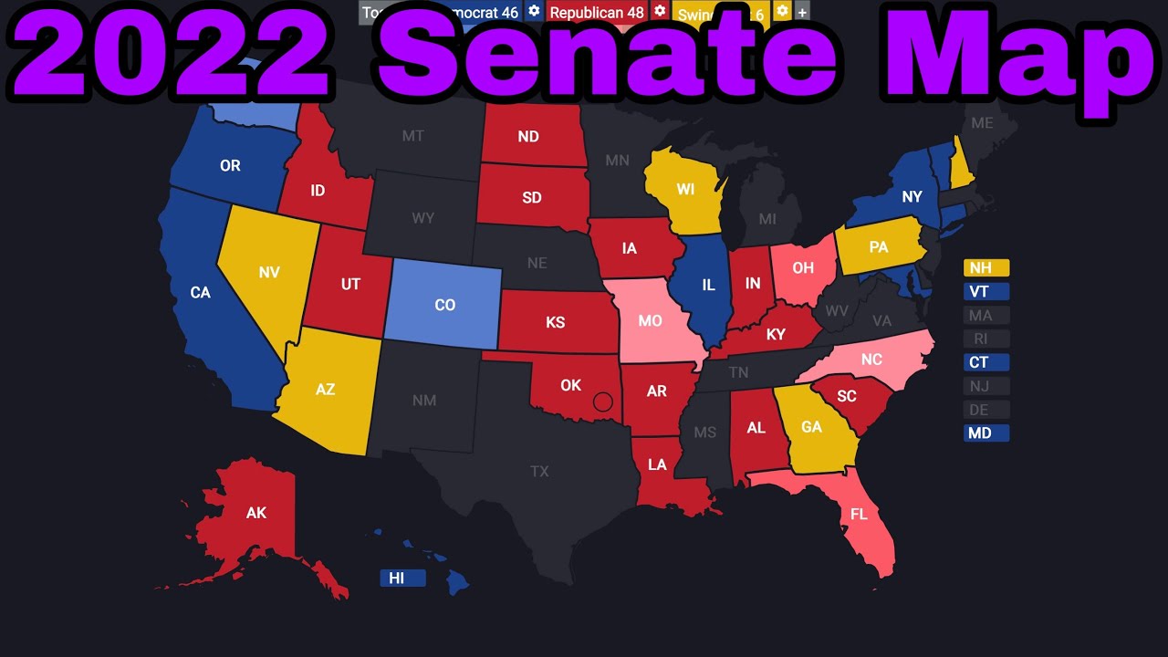 2022 Senate Map Prediction (April 2022)