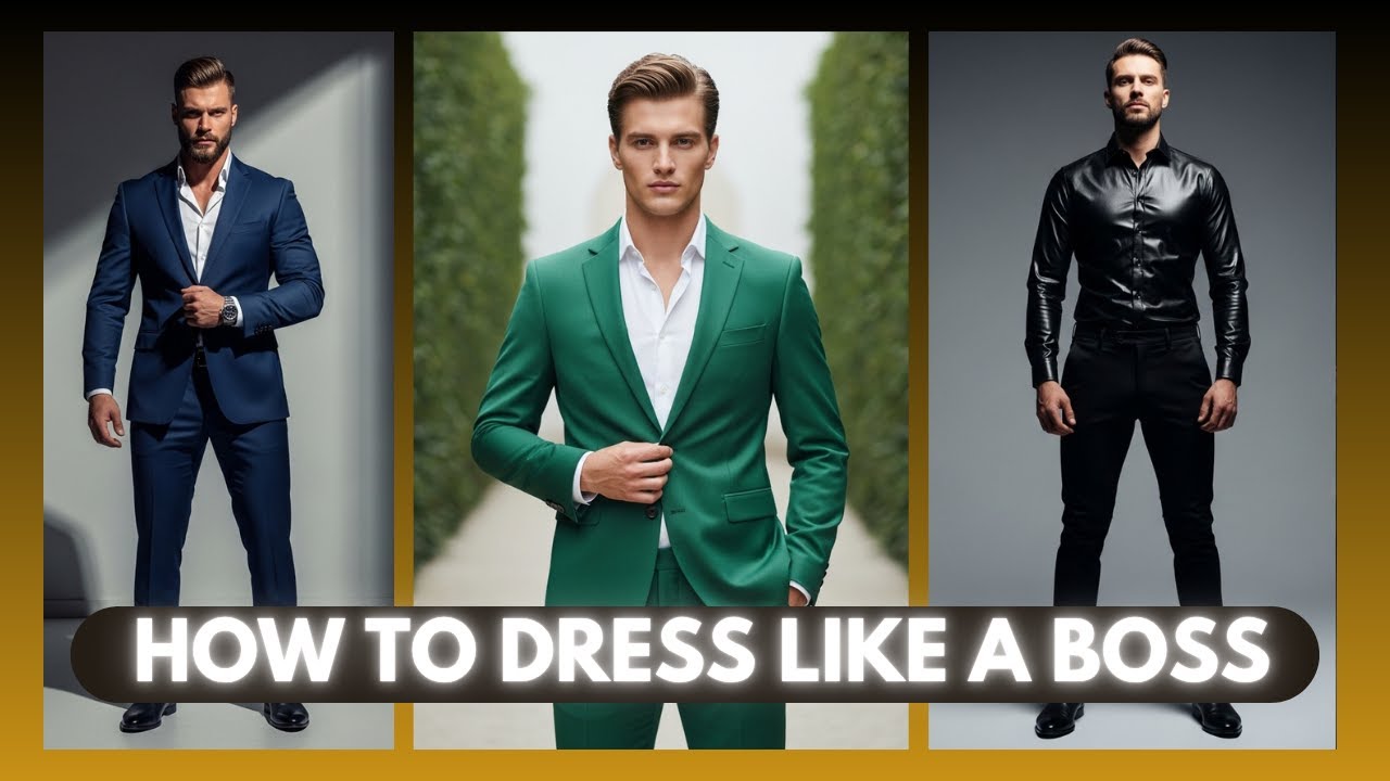 How to Dress Like a Boss | Look Powerful, Sharp, and Confident | ELEVATED MENSWEAR