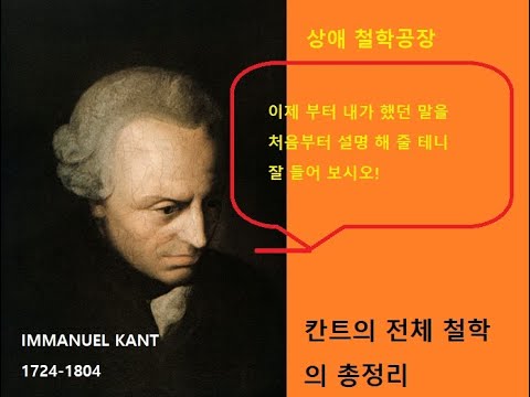 Immanuel Kant 칸트 판단력비판 도표해설 전체요약해설(상애)