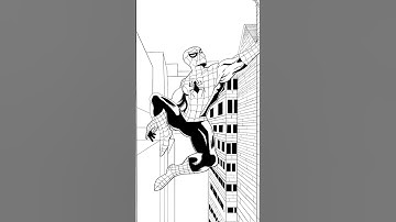 My current work in progress. #spiderman #spidermancomic #spidermanart #procreate #process