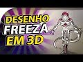 DESENHO 3D do FREEZA de DRAGON BALL Z