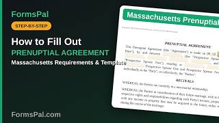 Massachusetts Prenuptial Agreement: Requirements & How to Fill Out the Template