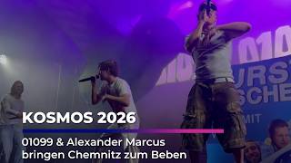 KOSMOS 2026: 01099 & Alexander Marcus bringen Chemnitz zum Beben