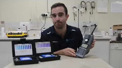 Water testing with Chemetrics