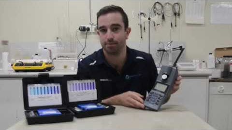 Water testing with Chemetrics