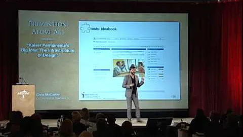 Clips from the Infrastructure of Design & Innovation talk by Chris McCarthy at MedLine