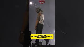 JC REYES Se ENOJA y ABANDONA Concierto‼️😱#jcreyes #madrid #barcelona #canarias #españa #murcia