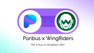 Paribus Ve Wingriders Partnerligi | Pbx Yeni Dex'de Listelendi!