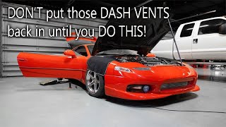 MUST WATCH BEFORE pt DASH VENTS back Mitsubishi 3000gt vr4 upgrade mods