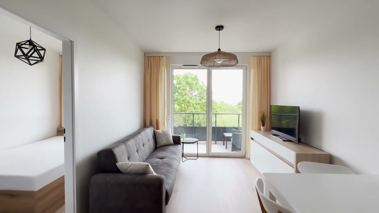 2-room, balcony, with parking - Develia via Flora - Apartment - Rent - Gdańsk, Chełm