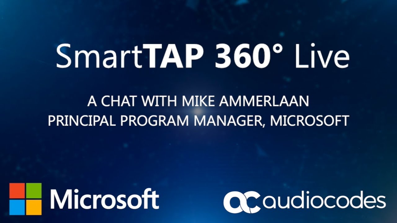 A chat with Microsoft Principal Program Manager about AudioCodes ...