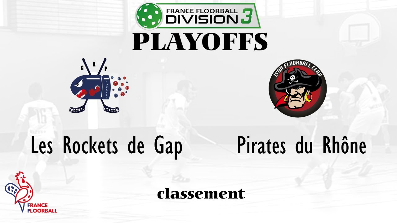 Floorball D3 Classement : Rockets vs. Pirates