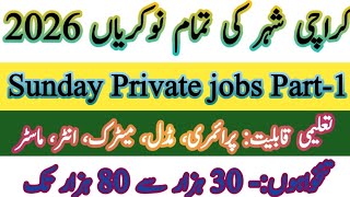 Latest private jobs in Karachi 2026 | today new jobs in karachi | private jobs in Karachi