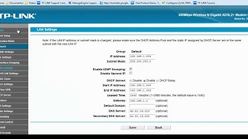 Configurar TD-W8970 Módem Router ADSL2+ Gigabit e Inalámbrico N a 300Mb como Access Pointps TD-W8970