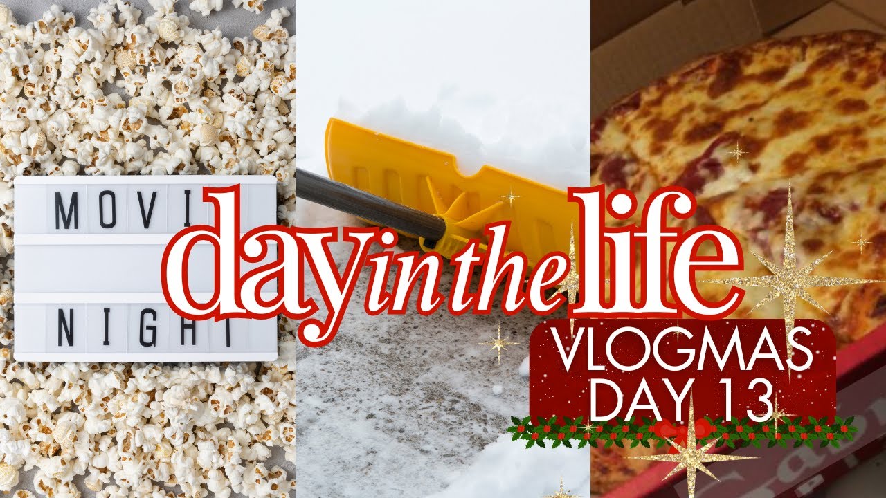 Vlogmas Day 13: Snow Day | Best Pizza In Ottawa | Christmas Horror Movie Night