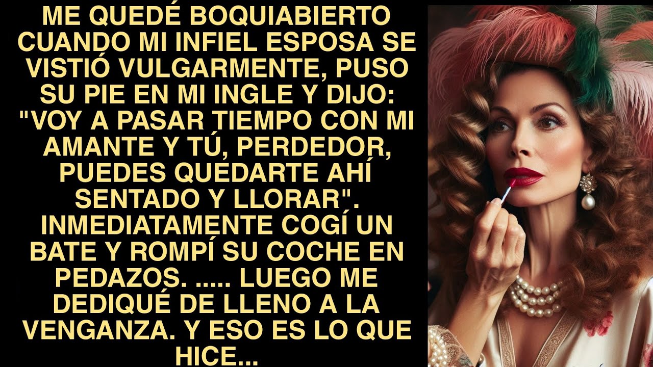 Me Quedé Boquiabierto Cuando Mi Infiel Esposa Se Vistió Vulgarmente, Puso Su Pie En Mi Ingle Y Dijo