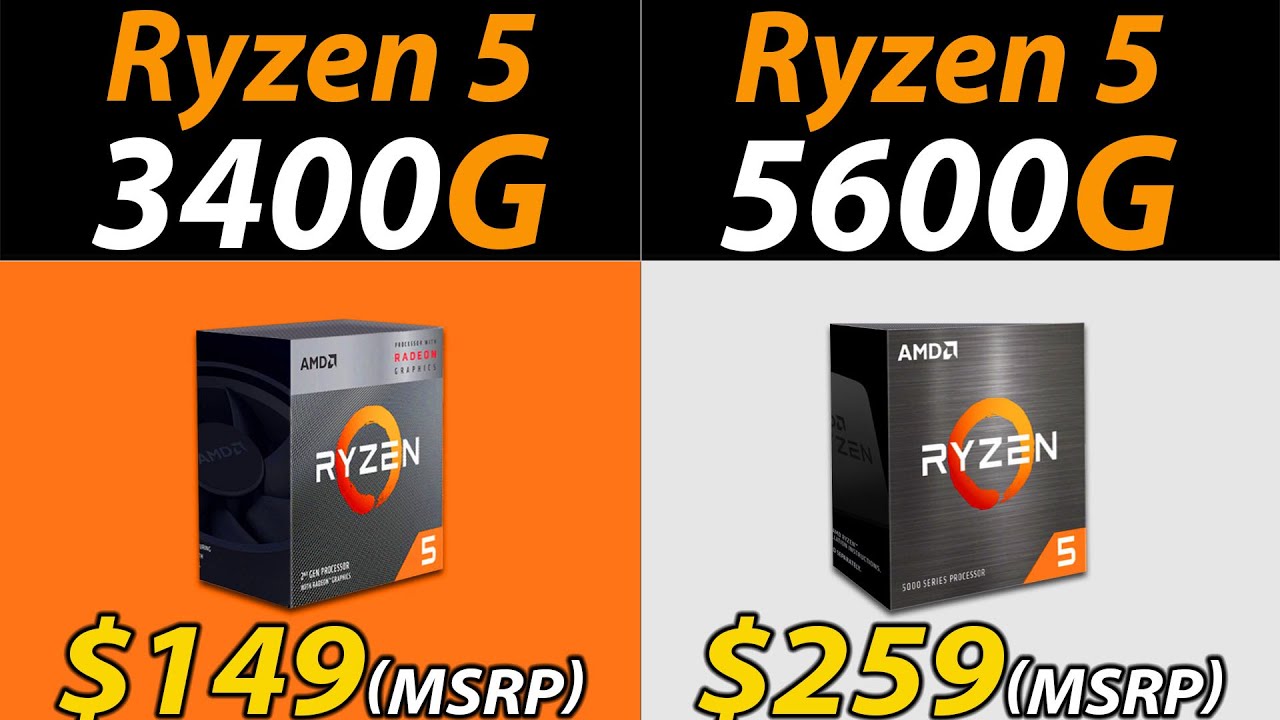 Vacilar rodear Especificidad Ryzen 5 3400G con GPU Radeon Vega 11 frente a Ryzen 5 5600G con GPU Vega 7