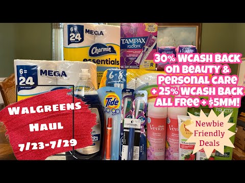 WALGREENS HAUL 7/23-7/29 | NEWBIE FRIENDLY | ALL FREE + $5MM! MY WDAYS EVENT!