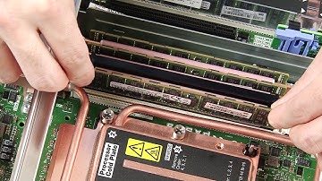 Lenovo ThinkSystem SD650 installing a DIMM