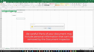 Be careful! Parts of your document may include personal information that can