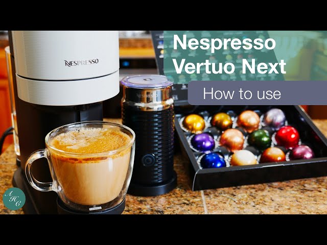 Nespresso Vertuo Next Coffee Machine with Aeroccino3 Milk Frother