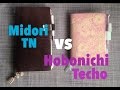 Midori Traveler's Notebook vs Hobonichi Techo A6 (original size) [HD]
