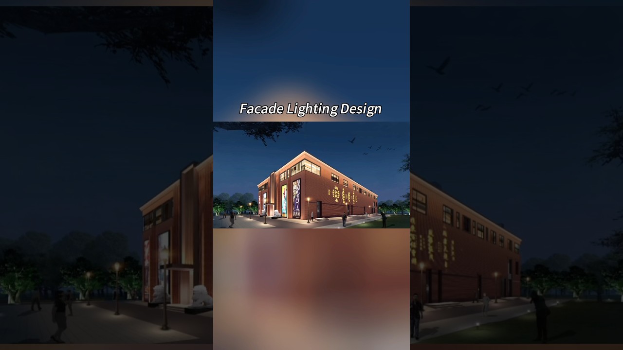 facade lighting design, 