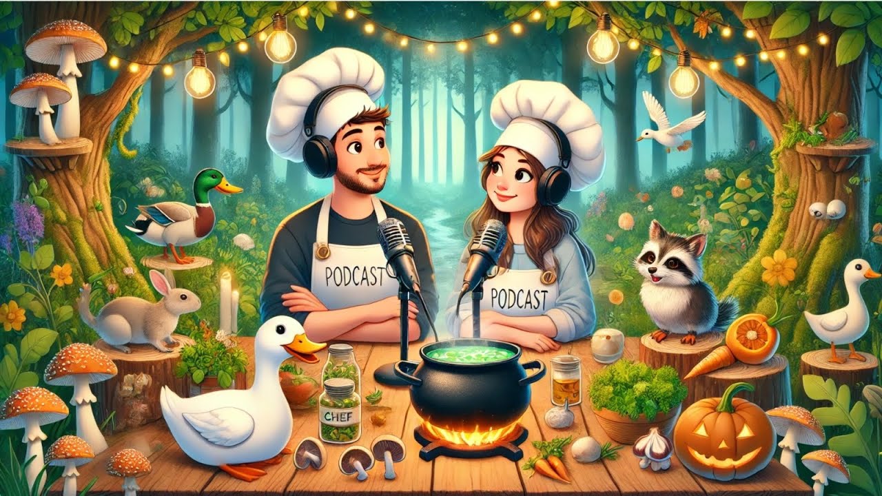 🐤 Magical Forest Cooking Class! Ducks Teach Animals to Cook 🍲 (Funny ...