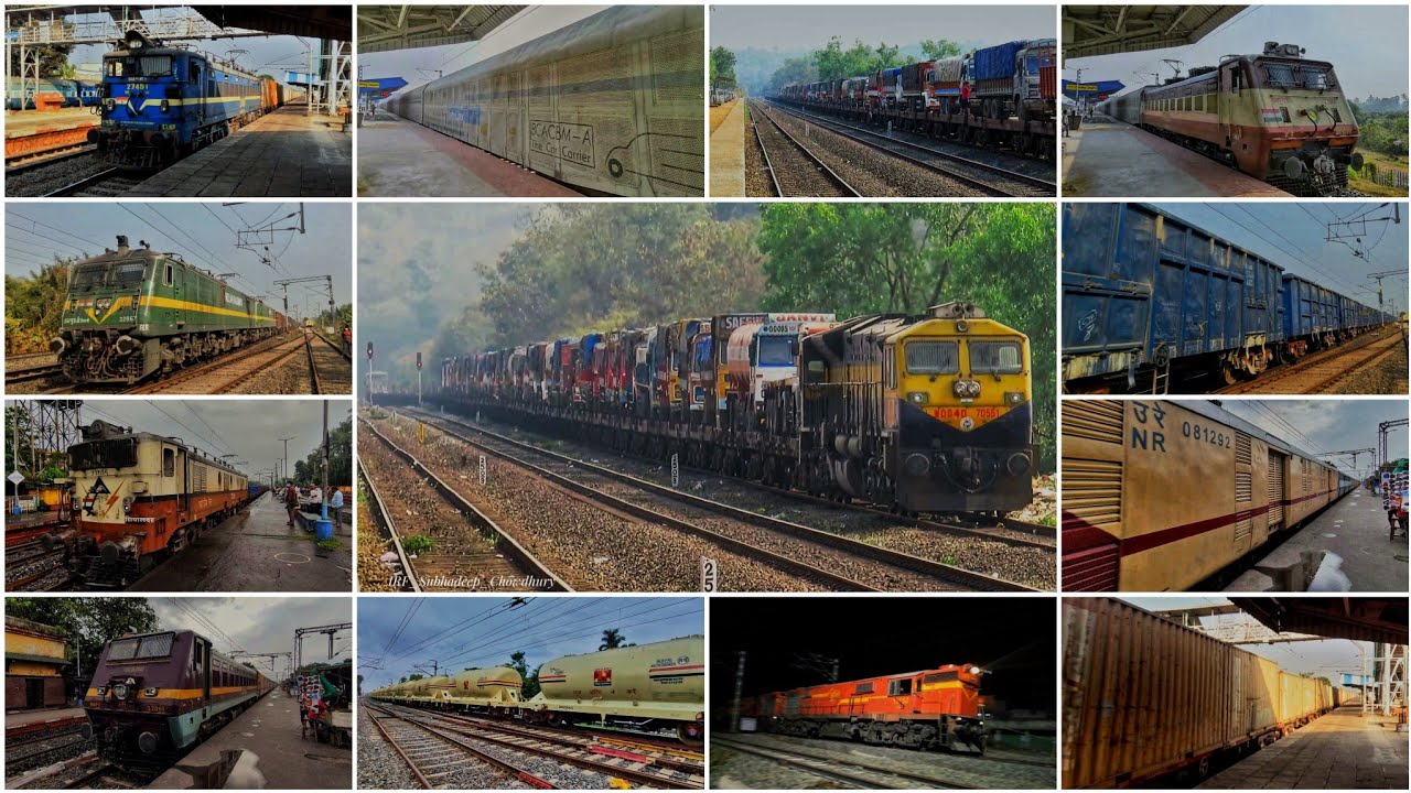 All Types Of FREIGHT WAGON In Indian Railways 2021 | RO-RO+ BOXN+ BOBYN+ BCN+ PARCEL+ CAR CARRIER |