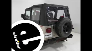 etrailer | Rampage Complete Jeep Soft Top Kit Installation  1995 Jeep Wrangler