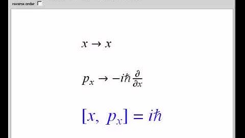 Fundamental Commutation Relations in Quantum Mechanics