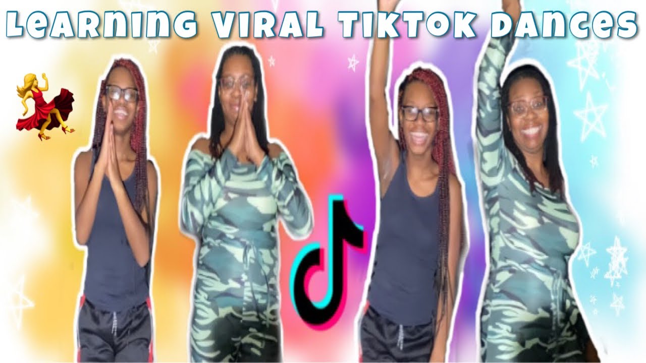 MOM LEARNS VIRAL TIKTOK DANCES 💃 | VLOGMAS 19 💙💛 - YouTube