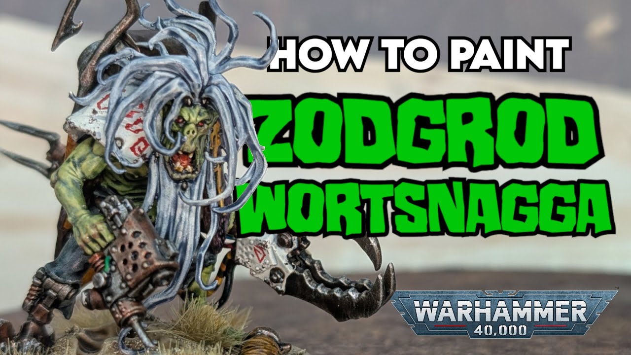 How to paint Zodgrod Wortsnagga for Warhammer 40K with Contrast paints