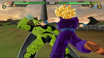 Gohan Vs Cell Juniors - Gohan Explodes [DBZ: Budokai Tenkaichi 3]