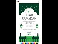 Invitation Card Design || Iftar Ramadan|| NSDA Level -3|| Adobe illustrator ||