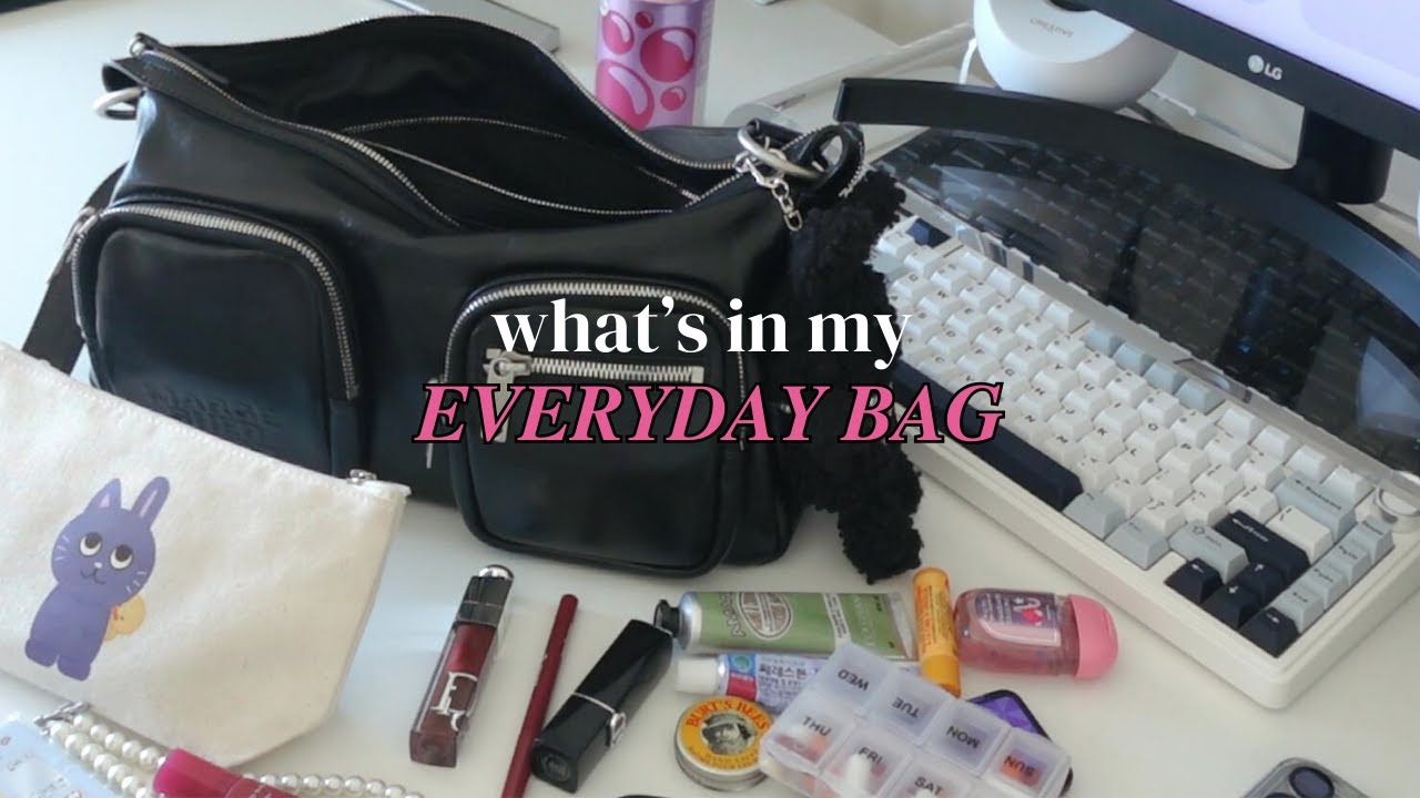 What's In My Bag 2025 🖤 | Daily Essentials (왓츠인마이백, W Concept, MARGESHERWOOD, Dior, && RIIZE)