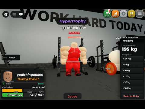 Working out traps#roblox#ultimate gym game