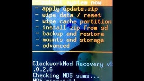 How to fix "MD5 mismatch error" on Samsung Galaxy Y