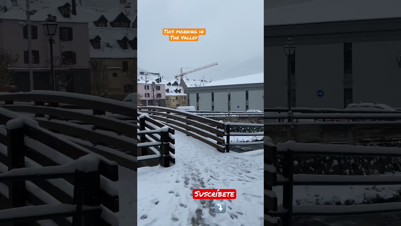 ❄️ Esta mañana en el Valle de Arán ❄️