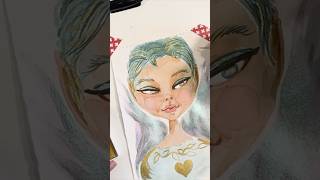 Tiny Faerie, Big Magic - Faerie Preview #faerieart #watercolorart #creativeprocess #artdemo #artist