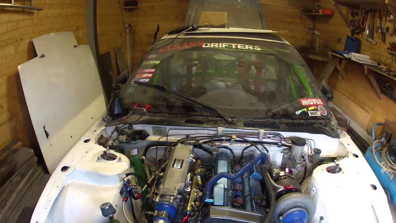 CA18det + HX35 start after basic tuning YouTube