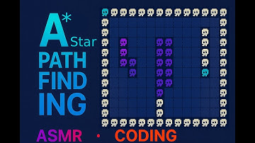 🧠 A* Pathfinding Algorithm | Coding ASMR on Arch Linux (Neovim + TokyoNight + Fish Shell)  #c++