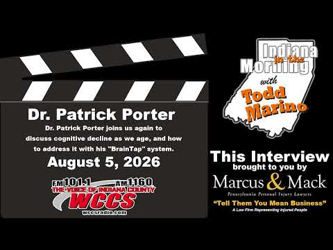 Indiana in the Morning Interview: Dr Patrick Porter (08-05-26)