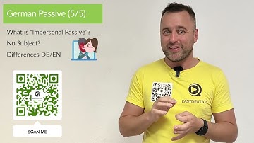 German Verbs L15.4 - The Impersonal Passive