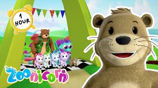Activity Day with Friends 💖 1 Hour Compilation | Zoonicorn | Cartoon for Kids