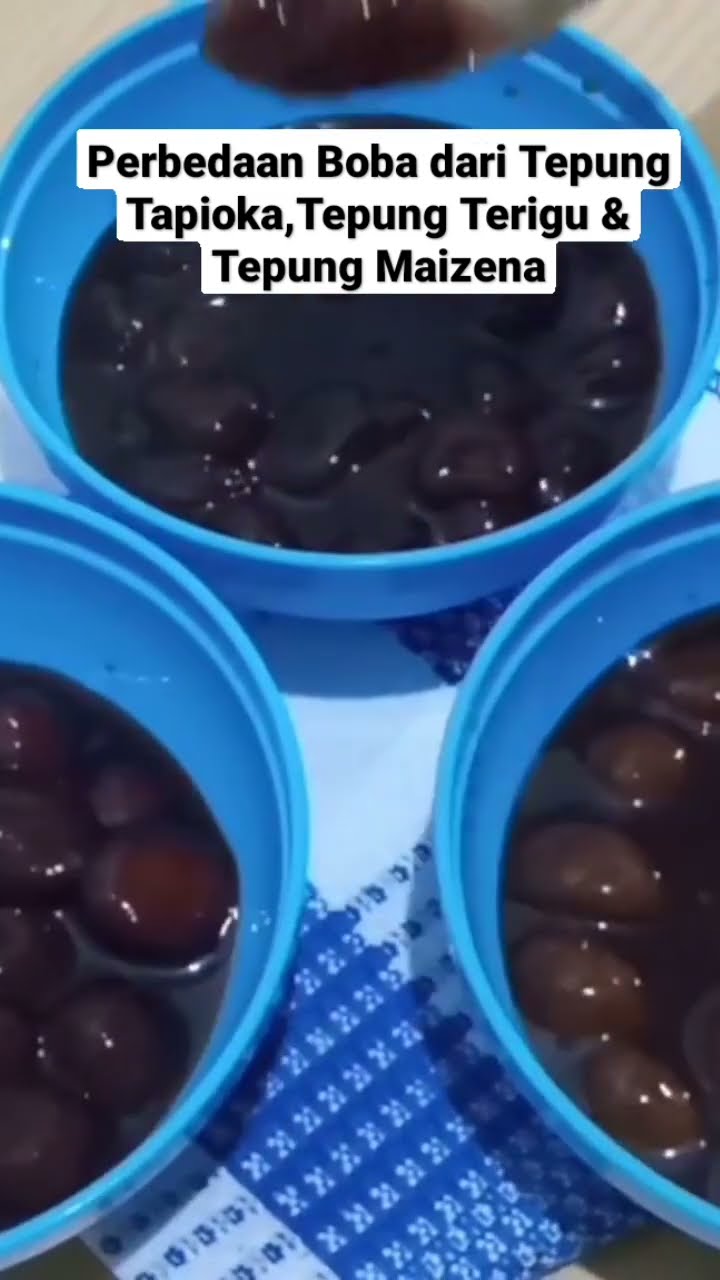 Perbedaan Membuat Boba dari Tepung Tapioka,Tepung Terigu & Tepung ... Perbedaan Membuat Boba dari Tepung Tapioka,Tepung Terigu & Tepung ...