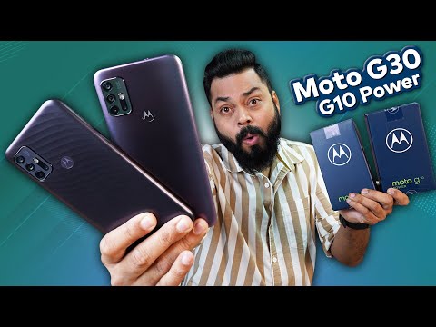 Moto G10 Power & Moto G30 Unboxing And First Impressions ⚡ 90Hz Screen, 6000mAh Battery & More